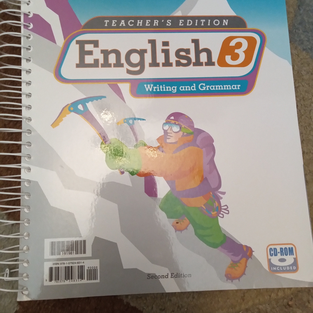 English 3 Writing and Grammar Teacher's Edition